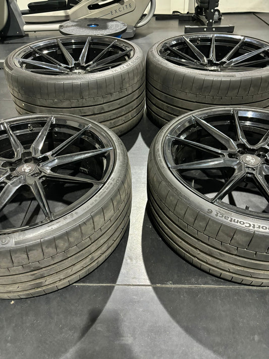 21/22” VOSSEN FORGED SERIES EVO 2 ALLOY WHEELS CONTINENTAL TYRES FERRARI F8