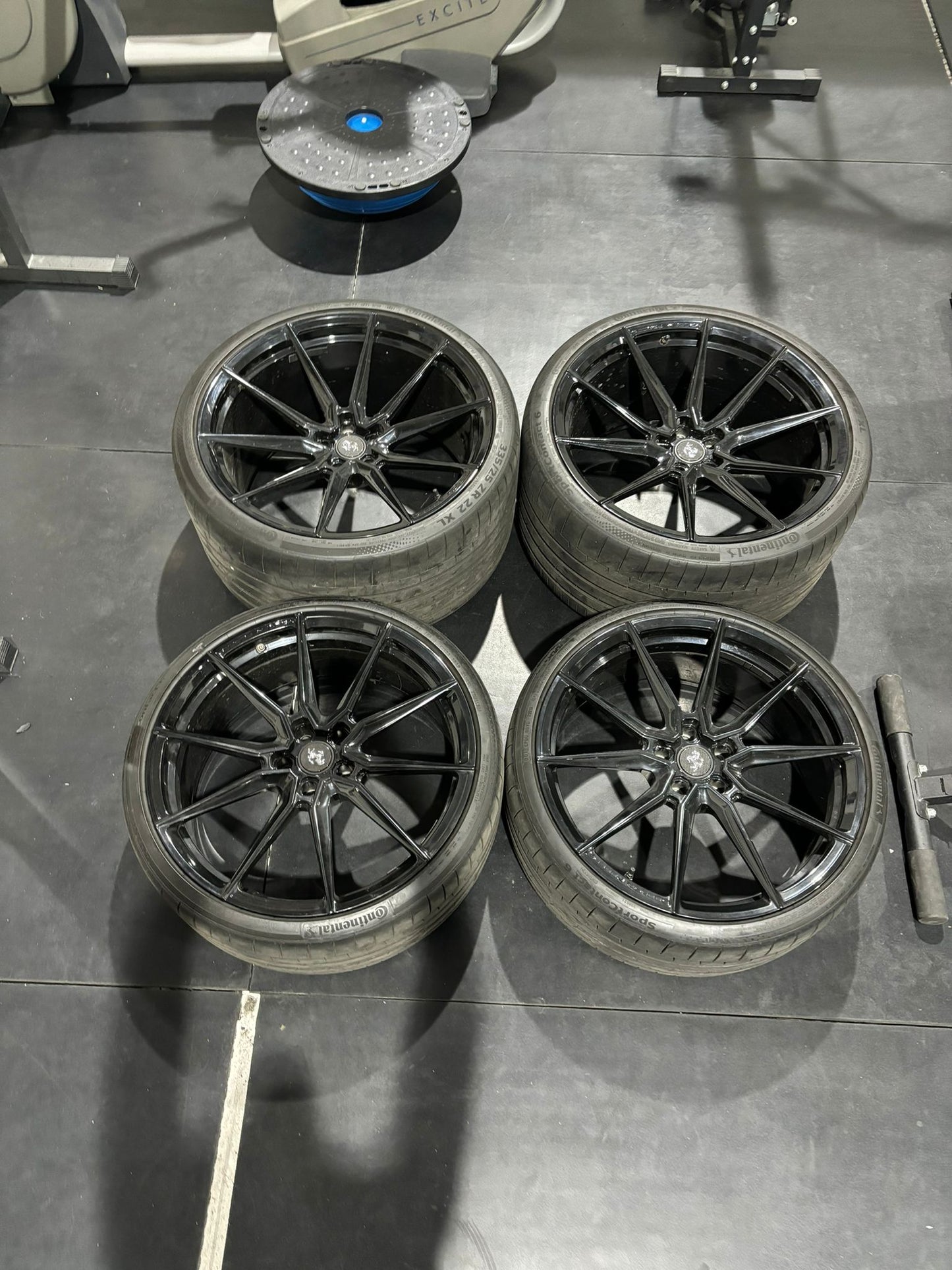 21/22” VOSSEN FORGED SERIES EVO 2 ALLOY WHEELS CONTINENTAL TYRES FERRARI F8