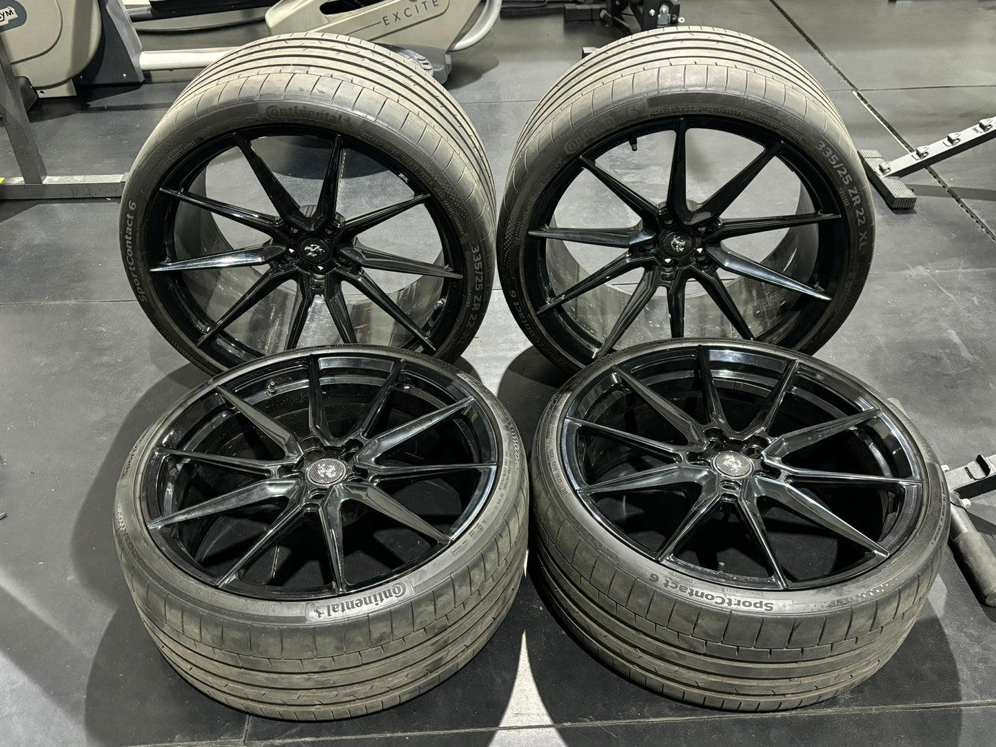 21/22” VOSSEN FORGED SERIES EVO 2 ALLOY WHEELS CONTINENTAL TYRES FERRARI F8