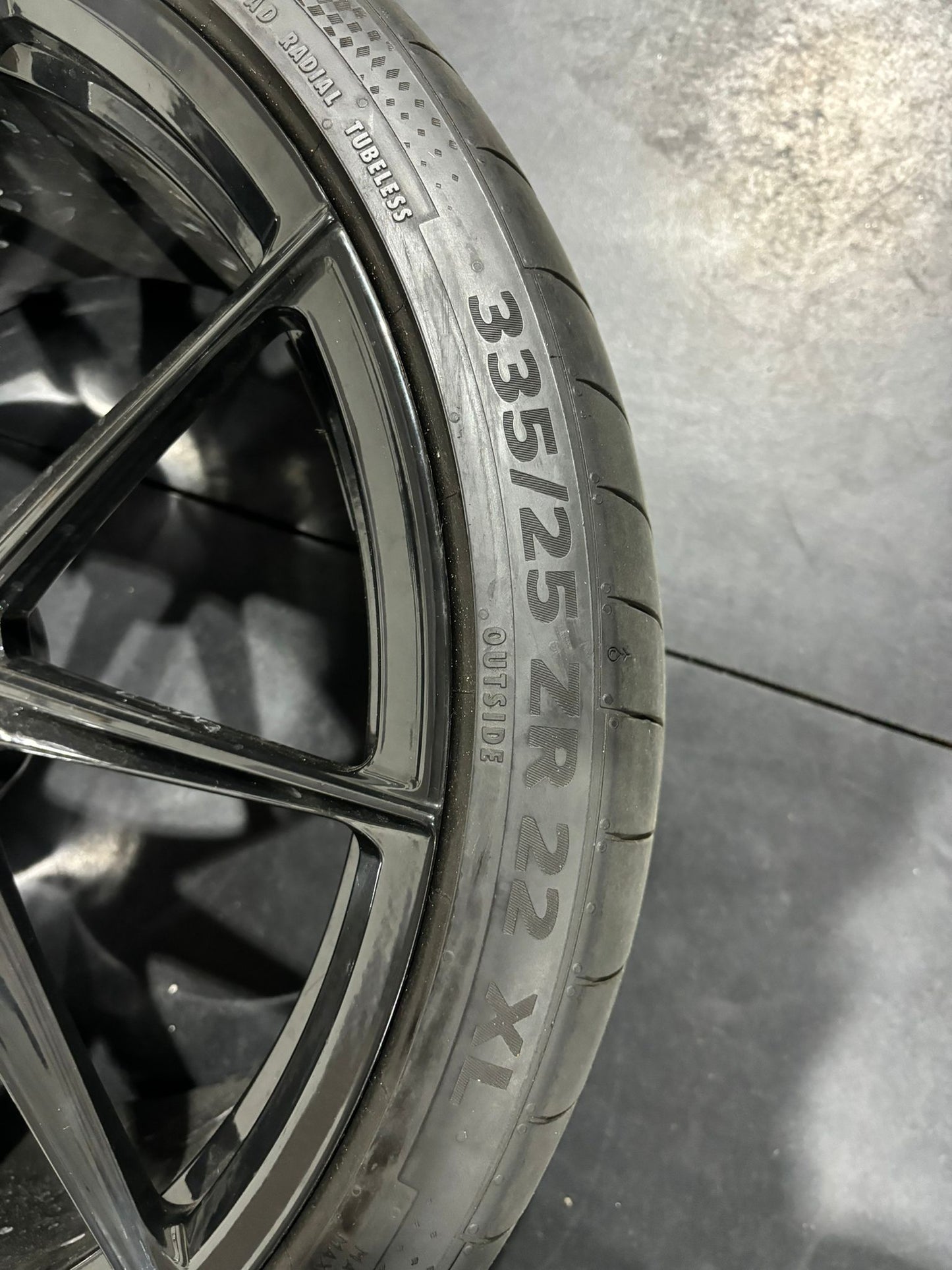 21/22” VOSSEN FORGED SERIES EVO 2 ALLOY WHEELS CONTINENTAL TYRES FERRARI F8